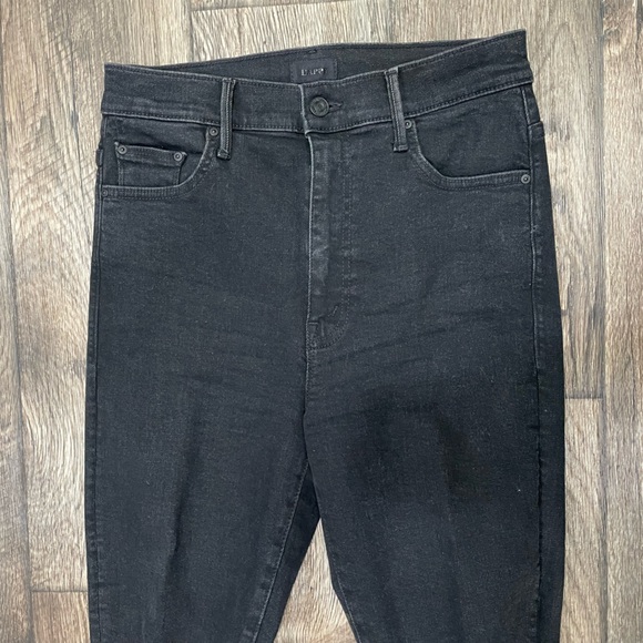 MOTHER THE SWOONER DAGGER ANKLE FRAY JEANS BAA BAA BLACK SHEEP sz‎ 28 - Picture 5 of 14